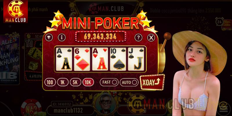 Mini Poker là một biến thể của trò chơi Poker truyền thống, được đơn giản hóa và dễ chơi hơn.